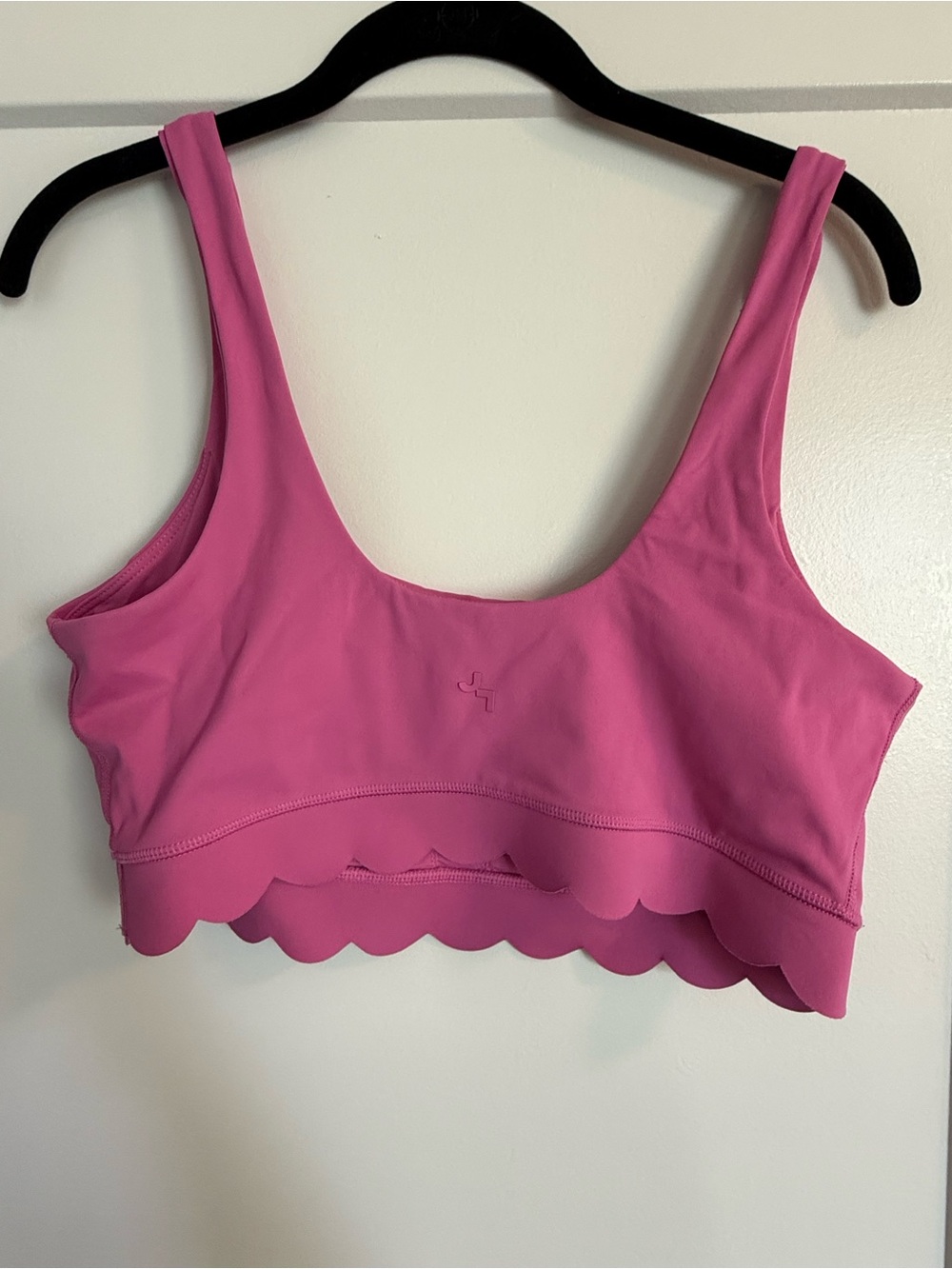 JoyLab Pink Scallop Hem Bralette - Picture 2 of 3